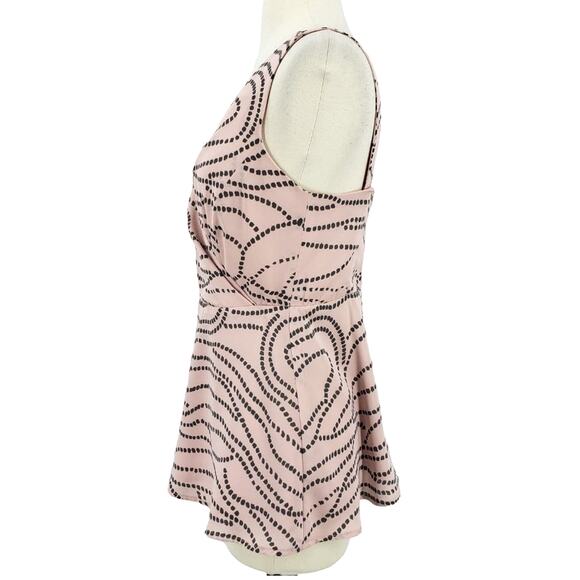 SALE Cabi #273 Sophia Pink Faux Wrap Tank Top Size 0 - Picture 6 of 7